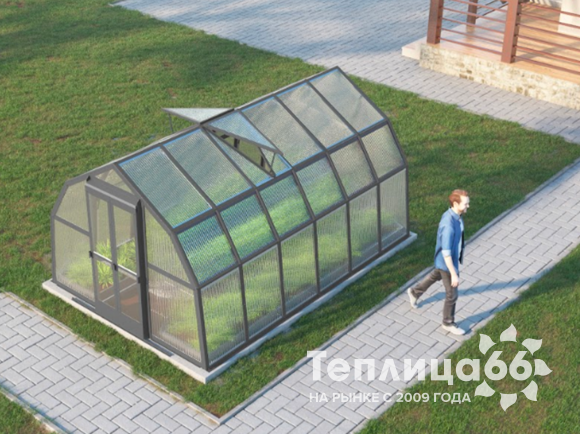 Теплица Рада Ладога из поликарбоната, ширина 2.65 метра